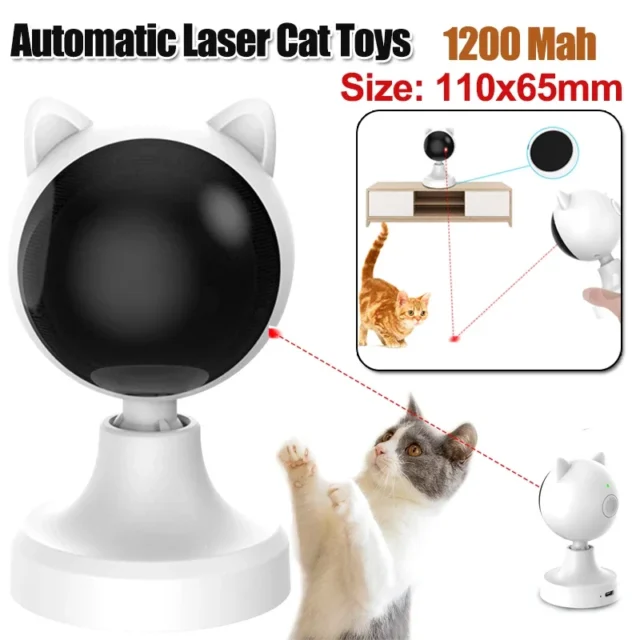 USB Rechargeable Cat Toy - Red Dot Laser for Active Cats - Image 3