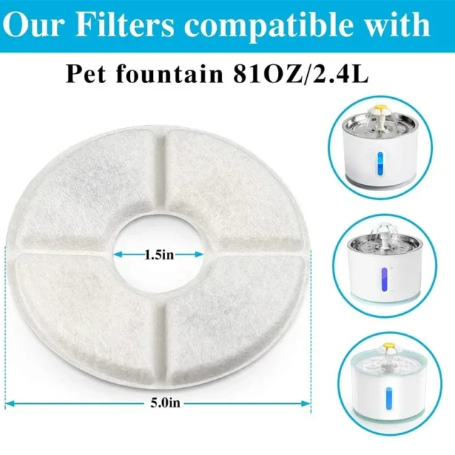 6 pack cat and dog water filter replacements - Image 6