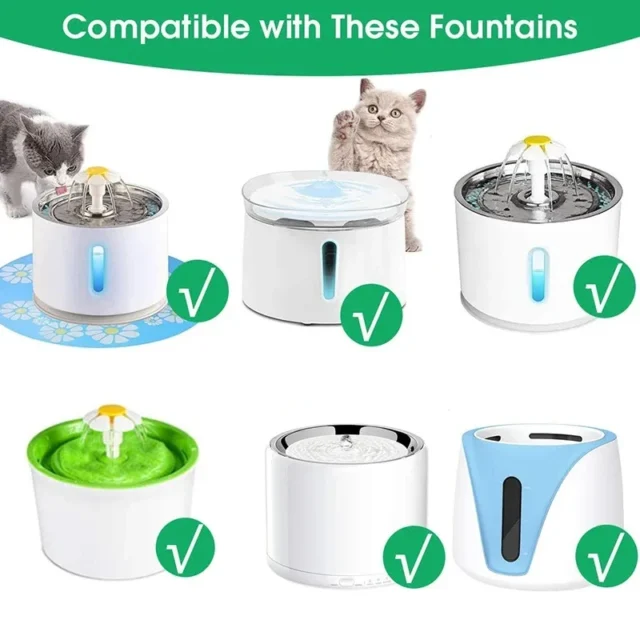 6 pack cat and dog water filter replacements - Image 4
