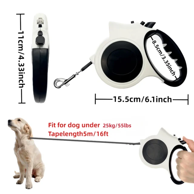 Adjustable 16Ft Dog Leash for Large Dogs - Night Walks - Image 4