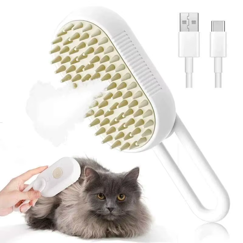 Smart Steam Pet Brush – Gentle Grooming & Hair Removal for Cats & Dogs - Image 10